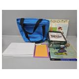 Insulated Blue Bag, Greetings Cards, Envelopes