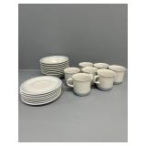 Genune Stoneware Bowls(8) Genue Stonewear plates