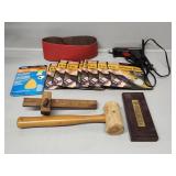Hot Glue Gun, Sanding Discs,