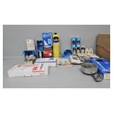 Electric outlets, light switches, boxes