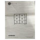 6 Drawer Storage Cabinet
