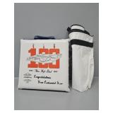 Bleacher Cushions(3), White Plastic Bag