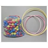 Hula Hoops, Plastic Balls