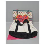 Brighton Love and Joy Bag, Black and White C