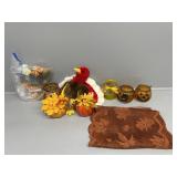 Fall decorations, TY stuff turkey Gobbles
