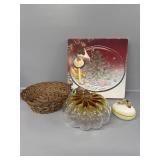 Large Glass Decorative Pumpkin