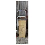 2 Step Stools, Wooden Board with Wheels