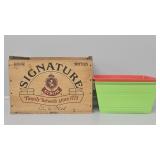 Strohs crate, plastic totes