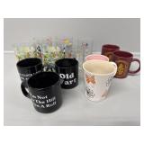 Walt Disney Glasses, Coffee Mugs
