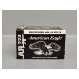 American Eagle 223 REM 55GR 100 Rounds Unopened