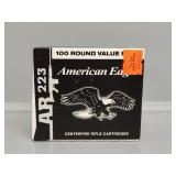 American Eagle 223 REM 55GR 100 Rounds Unopened