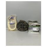 Bucket with Electrical Cord and Zip Ties