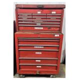 Metal Toolbox on Wheels