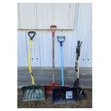 Snow Shovels, Dog Poop Rake and Pan