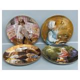 1984 Reco Collection gold trim plates by Sandra