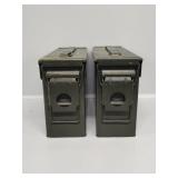 Metal Ammo Boxes (2)