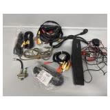 Assorted RCA cords, and more