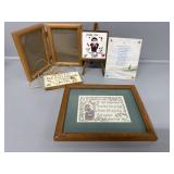 Dad and Grandpa photos, 5x7 double frame