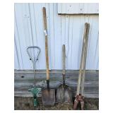 Post Hole Digger, Shovels,