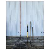 Rake, Garden Hoe, Shovel