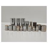 S and K Assorted Standard and Metric Sockets