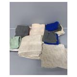 Washcloths, Hand towels- most used for rags