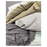 King Gray and Green Sheet sets w/matching skirts