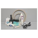 Iron, Hot Glue Gun, Electric Covers, Embroidery