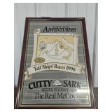 Cutty Sark Scots Whiskey Mirror Sign