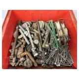 Assorted hardware bolts