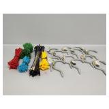 Zip Ties, Bicycle Hooks(2)