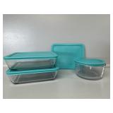 Anchor Hocking Bakeware/Storage dishes (4)
