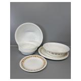 Corella Golden Butterfly dishes