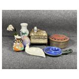 Metal Piano Music and trinket box.