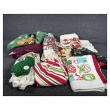 Mostly holiday- hand towels & tea towels.