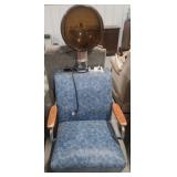Vintage Chair and Hair Dryer