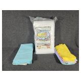 Soft & Bright Needle Batting , assorted Cloth