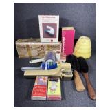 Clothes brushes, portable steamer,limt remover