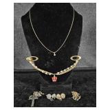 Gold Tone Necklaces, Magnetic Necklace Clasps,