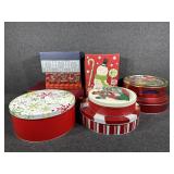 Holiday tins and boxes
