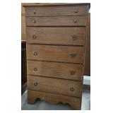 Wooden 5 Drawer Dresser
