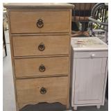Wooden Trash Can, Wooden 4 Drawer Dresser