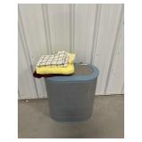 Laundry Hamper with Towels