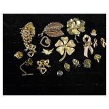 Assorted Gold Toned Pins