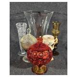 Assorted Glass Vases