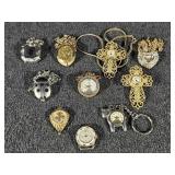 Necklace Pendants with Time Pieces