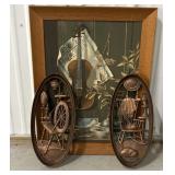 3D Colonial Brass pictures(2), Still Life Painting