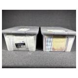 Greeting Cards 2 small tubs