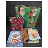16in.Mr & Mrs Claus. Santa doll outfit.