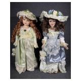 Artmark Crowne Laurn 17 1/2 in porcelain & cloth